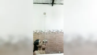 Morning Bath Caught On Camera Bhabhi Soaping Her Naked Body