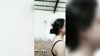 Morning Bath Caught On Camera Bhabhi Soaping Her Naked Body