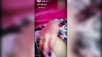 Desi Babe Stripping Live Showing Off Her Big Tits And Pussy
