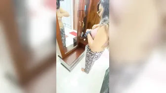 My Girl Letting Me Squeeze Her Tits Showing Cleavage On Camera