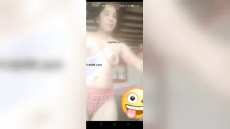 Village Wife Having Dirty Video Call Sex With Me From Her Bedroom