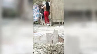 Neighbor Caught Bathing Naked On Hidden Camera Next Door