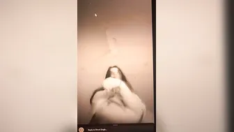 Curvy Aunty Stripping Topless Revealing Her Massive Natural Boobs