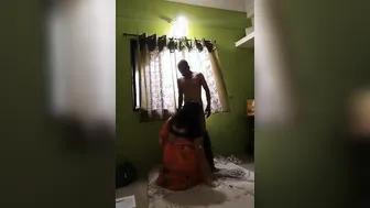Big Ass Aunty Getting Fucked Standing Up In Homemade Video