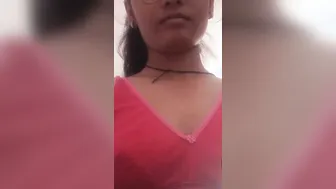 My Virgin Gf Showing Her Tits On Selfie Video For Me Only
