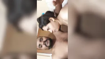 Desi Wife Taking It Rough From Behind Filming Their Private Time