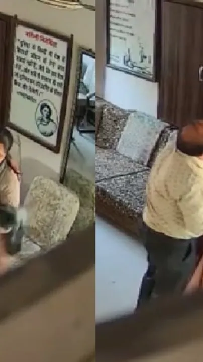 Naughty Office Couple Sneaking Around Fucking During Work Hours