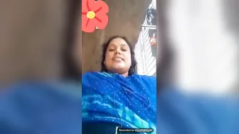 Lonely Wife Flashing Bare Breasts Teasing Her Secret Lover