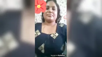 Lonely Wife Flashing Bare Breasts Teasing Her Secret Lover