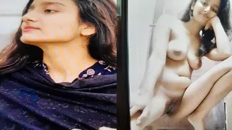 Cute GF Fingering Herself Naked In Viral Mms Leaked