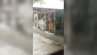 Desi Bhabhi Bathing Naked Outdoors Changing Caught On Camera