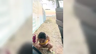 Desi Babe Caught Peeing Outdoors In Viral Leaked Video Clip