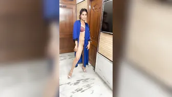 Indian Babe In Silk Nighty Exposing Her Pussy For Boyfriend