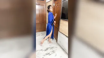 Indian Babe In Silk Nighty Exposing Her Pussy For Boyfriend
