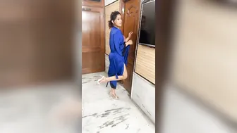 Indian Babe In Silk Nighty Exposing Her Pussy For Boyfriend