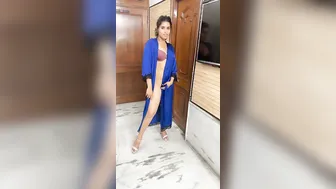 Indian Babe In Silk Nighty Exposing Her Pussy For Boyfriend