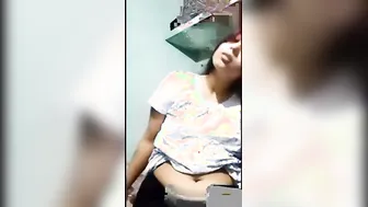 Cute GF Showing Her Perky Tits Just For Me On Call