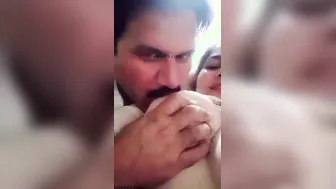 My Busty Wife Getting Her Boobs Sucked Hard By Me At Home