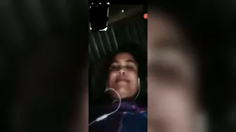 Village Wife Flashing Her Massive Tits During Video Chat