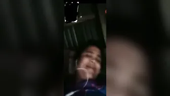 Village Wife Flashing Her Massive Tits During Video Chat