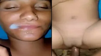 Slutty GF Swallowing Cum After Getting Pounded So Hard