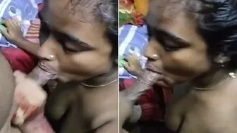 Bihar Bhabhi Giving Sloppy Blowjob To Neighbor In Viral Clip