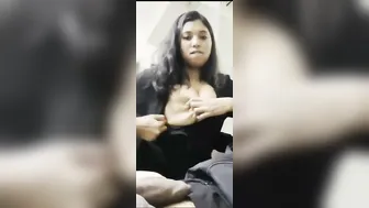 Cute GF Getting Tits Sucked Before Giving Blowjob