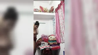 Married Bhabhi Slowly Stripping Out Of Her Saree Completely