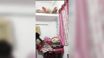Married Bhabhi Slowly Stripping Out Of Her Saree Completely