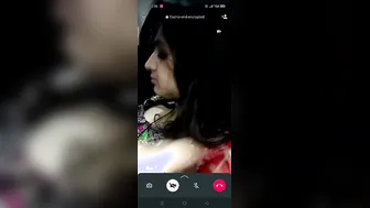 My Pakistani Gf Showing Off Her Big Tits On Whatsapp Call