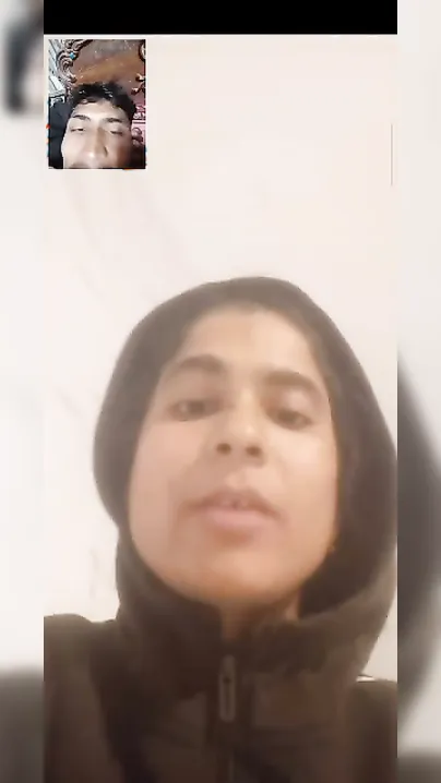 GF Flashing Her Perky Tits Live On Video Call Session