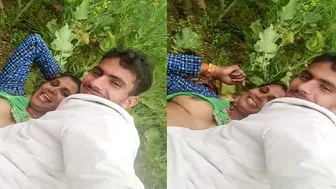 Naughty Neighbor Bhabhi Getting Banged Outdoors In The Woods