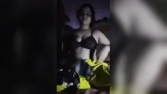 Busty Bhabhi Showing Off Her Big Tits For Her Secret Lover