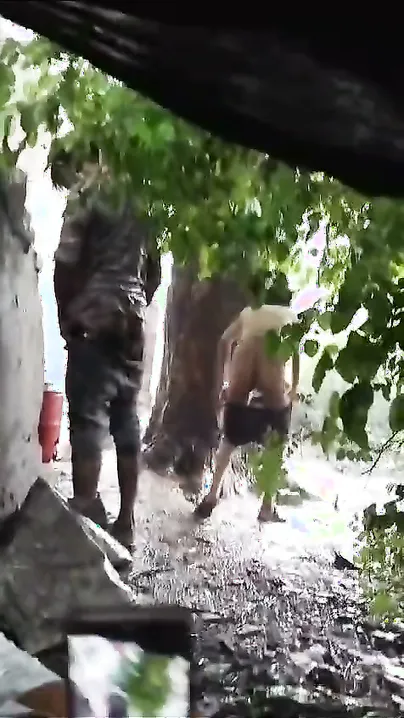 Paid Slut Getting Fucked Outdoors When Condom Breaks Hard