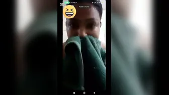 Chubby GF Soaking Wet And Naked On Bathroom Video