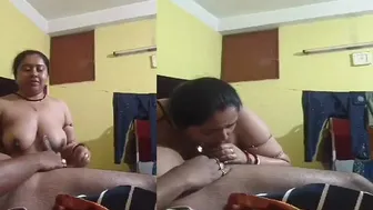 Curvy Aunty Sucking Dick Before Riding Him Until He Explodes