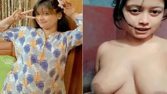 Muslim GF Revealing Her Big Natural Tits In Leaked Clip