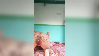 Gorgeous Bengali GF Posing Naked Teasing Before Sex