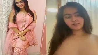 My GF Stripping Her Bra Off Revealing Perfect Boobs