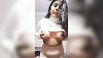 North Indian Babe Flaunting Her Hard Nipples Making Him Crazy