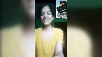 Desi GF Teasing Her Perky Tits On Late Night Video Call