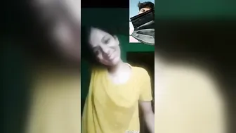 Desi GF Teasing Her Perky Tits On Late Night Video Call