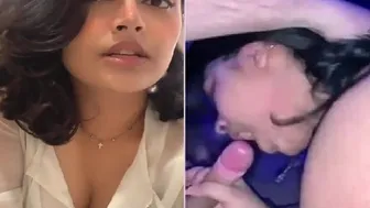 Indian Babe Giving Passionate Blowjob Until He Cums In Her Mouth