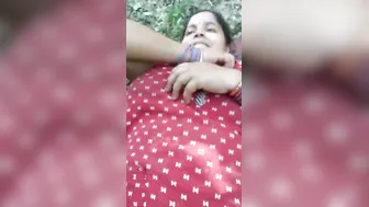 Big Titted Neighbor Aunty Fucking Outdoors Behind The Building