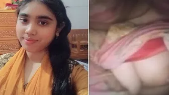 Bangla GF Going Topless Late At Night On Video For Me