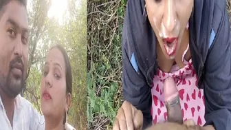 Married Bhabhi Getting Fucked Outdoors And Taking Facial Cumshot