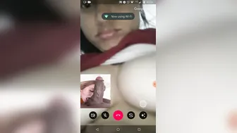 My GF Getting Naked For Me During Our Video Call Session