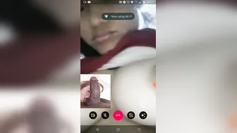My GF Getting Naked For Me During Our Video Call Session