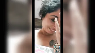 Tattooed Slut Getting Naked On Private Video Call With Her Lover