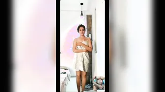 Tattooed Slut Getting Naked On Private Video Call With Her Lover